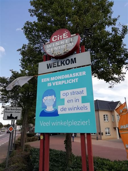 Heusden-Zolder versoepelt mondmaskerplicht