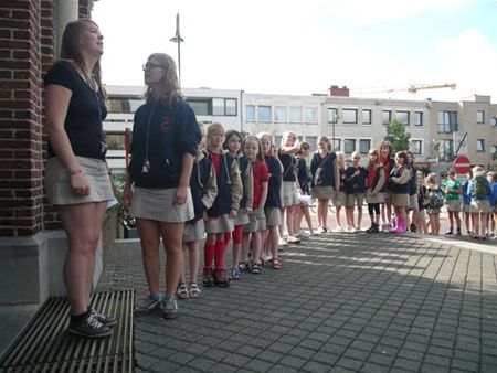 Heusdense chiromeisjes naar Geel