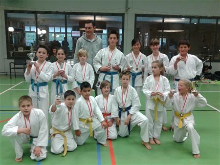 Heusdense karatejeugd scoort in bekertornooi