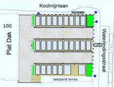Hoekparking Cité wordt ingericht