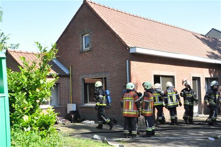 Huisbrand in Sint-Jobstraat