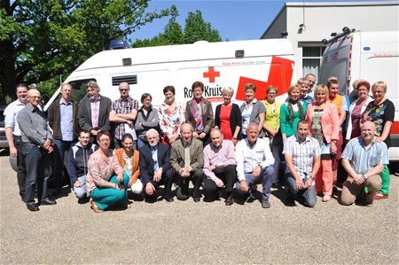 Huldigingen en brevetten bij Rode Kruis