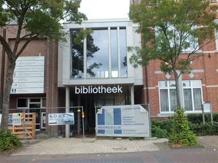 Ingang van de bib is al duidelijk