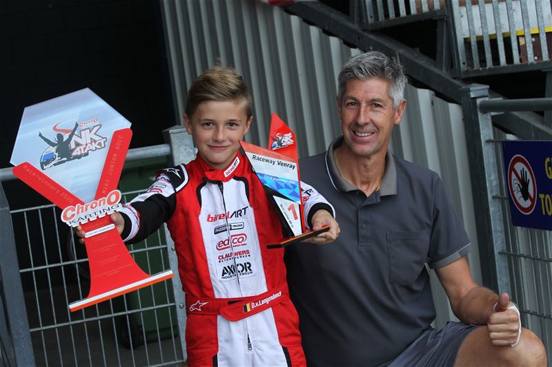 Karter Dries Van Langendonck wint in Nederland