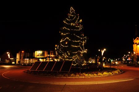 Kerstboom Bolderberg weer op zonne-energie