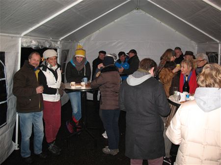 Kerstreceptie in Vunder- en Neerjoutenstraat