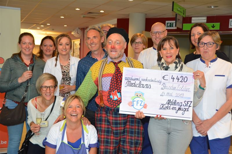 Kinder- en jeugdafdeling SFZ steunt Mediclowns