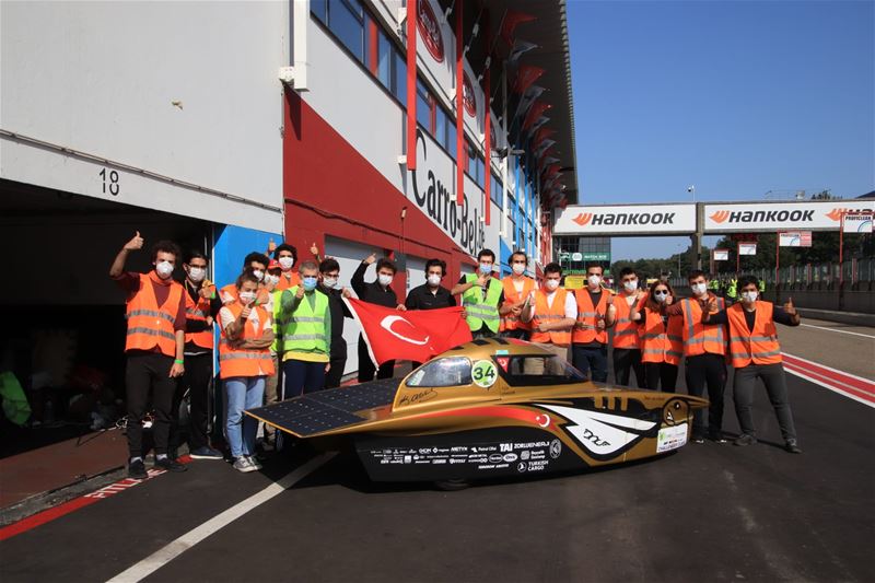 Klaar voor de uithoudingsrace en ... de zon