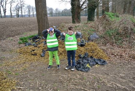 Kleuters boos om sluikstort