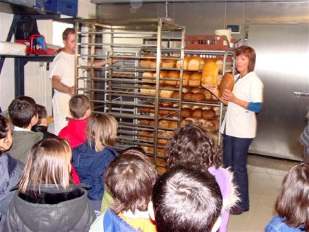 Kleuters maken kennis met de bakker