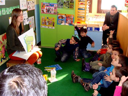 Kleuters van 't Bergske hebben het druk