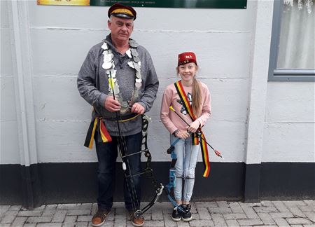 Koning Hugo en prinses Febe bij St. Sebastiaan