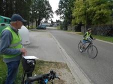 Leerlingen klaar om 't verkeer in te gaan