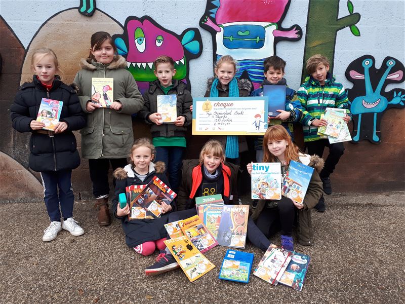 Leerlingen van Boekt lazen mooi bedrag bijeen