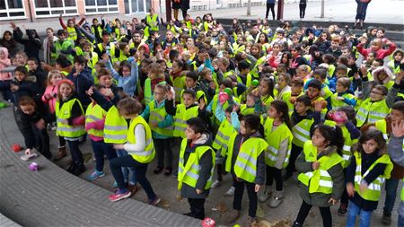 Leerlingen van De Brug spelen rond zichtbaarheid