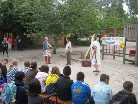 Leerlingen van De Linde jagen op pluimen
