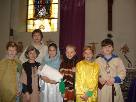 Leerlingen verzorgden de kerstviering