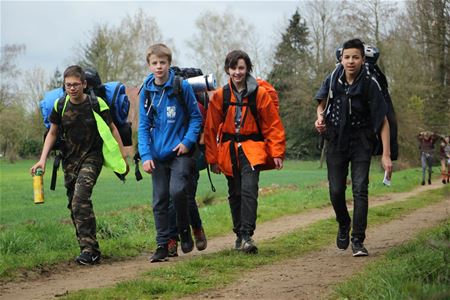 Leerlingen zijn op Wiekentocht (1)