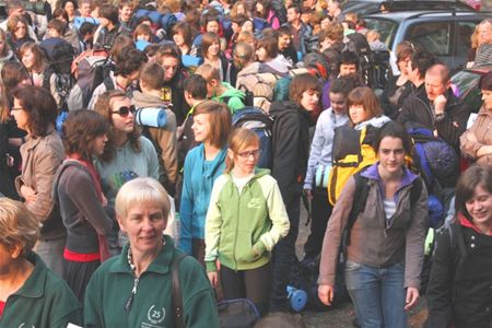 Leerlingen zijn vertrokken voor Valleitocht