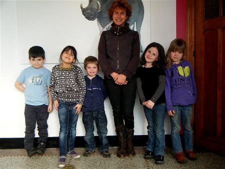 Lezertjes bezoeken Berenhuis