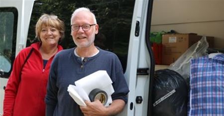 Lily Bamps bracht hulpgoederen naar Calais