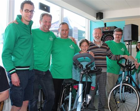 Lopers kunnen op de fiets naar huis