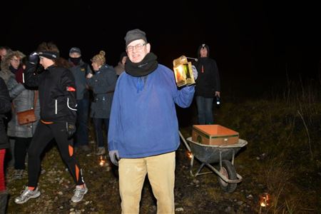 Marcel is weer present op terrilwandeling