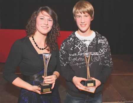 Marijn en Gwendolien zijn sportman en -vrouw