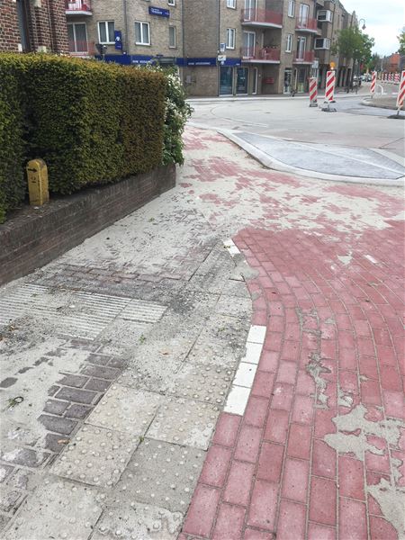 MEER HZ: voetpad verdwenen door fietspad