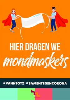 Mondmasker verplicht op de kerkhoven