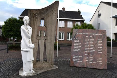 Monument vandaag geverfd