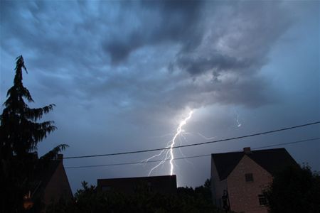 Nieuw onweer met felle blikseminslagen