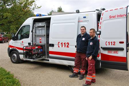 Nieuwe SIT-wagen bij Rode Kruis