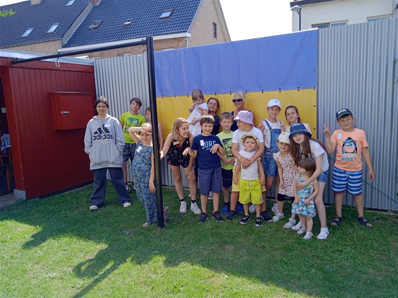 Oekraïense kinderen op zomerkamp in 't Berenhuis