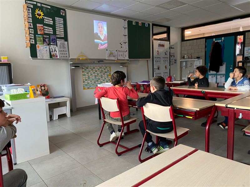 Online voorlezen in 't Molenholleke