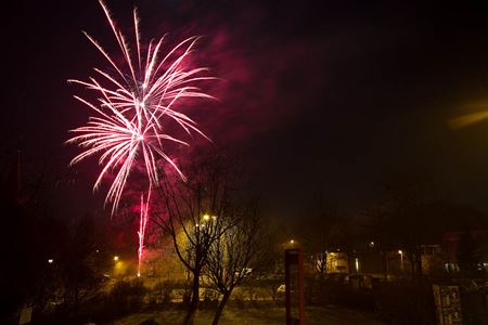 Ook hemel boven Eversel verlicht