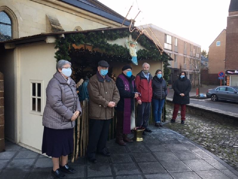 Ook in Zolder zijn de kerstbeelden gezet