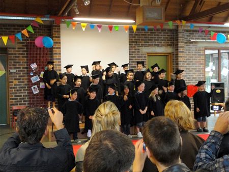 Ook kleuters studeren af