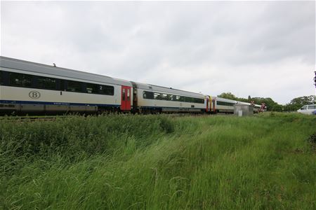 Ook spoorwegsignalisatie lag uit