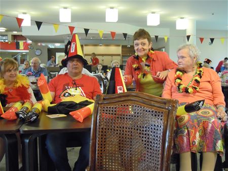 Ook Ter Bloemen supporterde mee