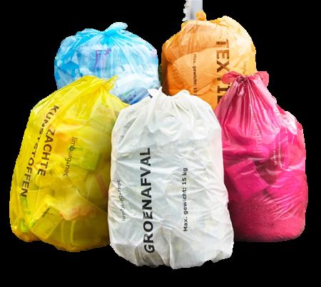 Over 2 jaar werken we met 6 afvalzakken