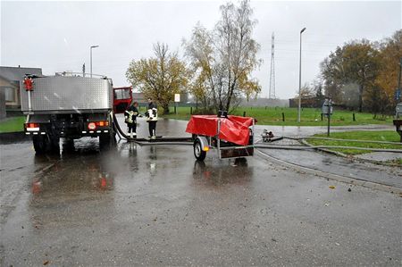 Overal wateroverlast door felle regen