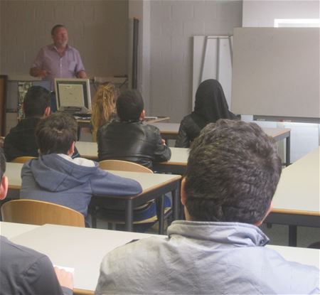 Overtreders in verkeersvormingsklas