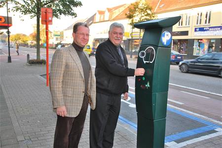 Parkeerautomaten staan klaar
