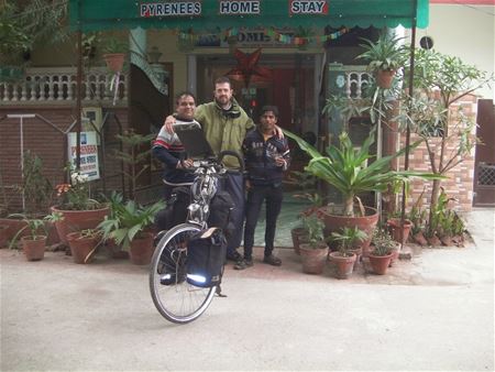 Paul Coolen is Nepal binnen gefietst