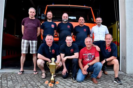 Ploeg van de brandweer is Belgisch kampioen