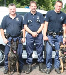 Politiehonden vatten koperdieven