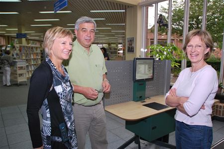 Proefdraaien in de bibliotheek