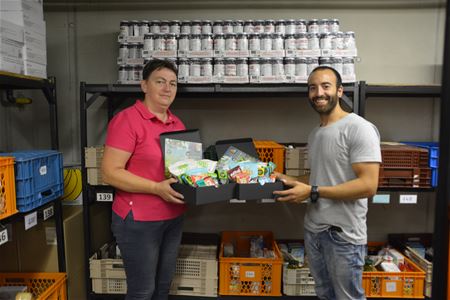 Pure Square schenkt St. Vincentius gezonde snacks