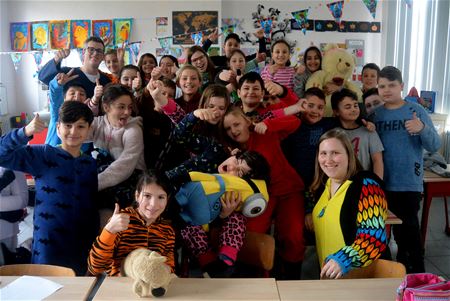 Pyjama's en badjassen in Berkenbos